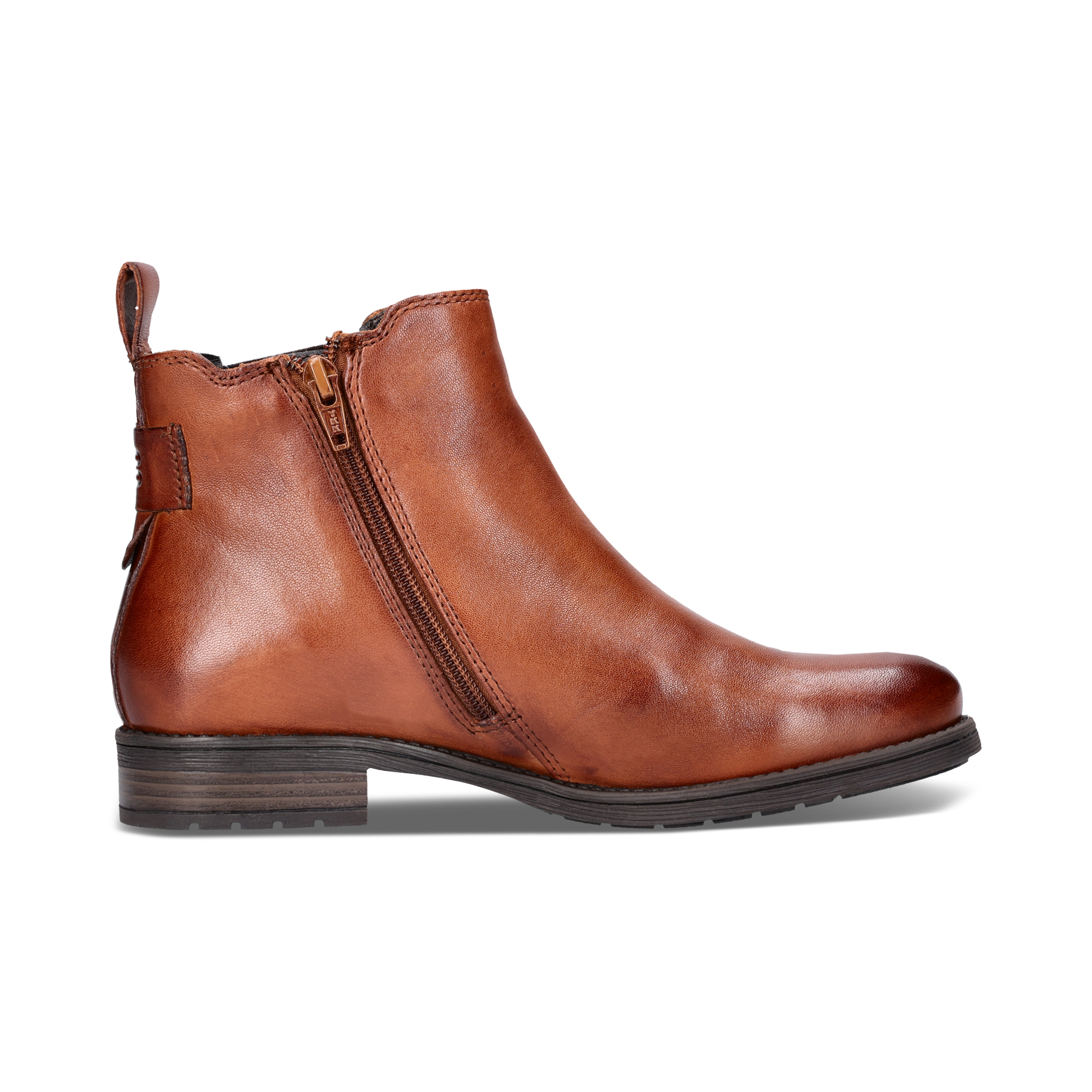 Leder Chelsea cognac