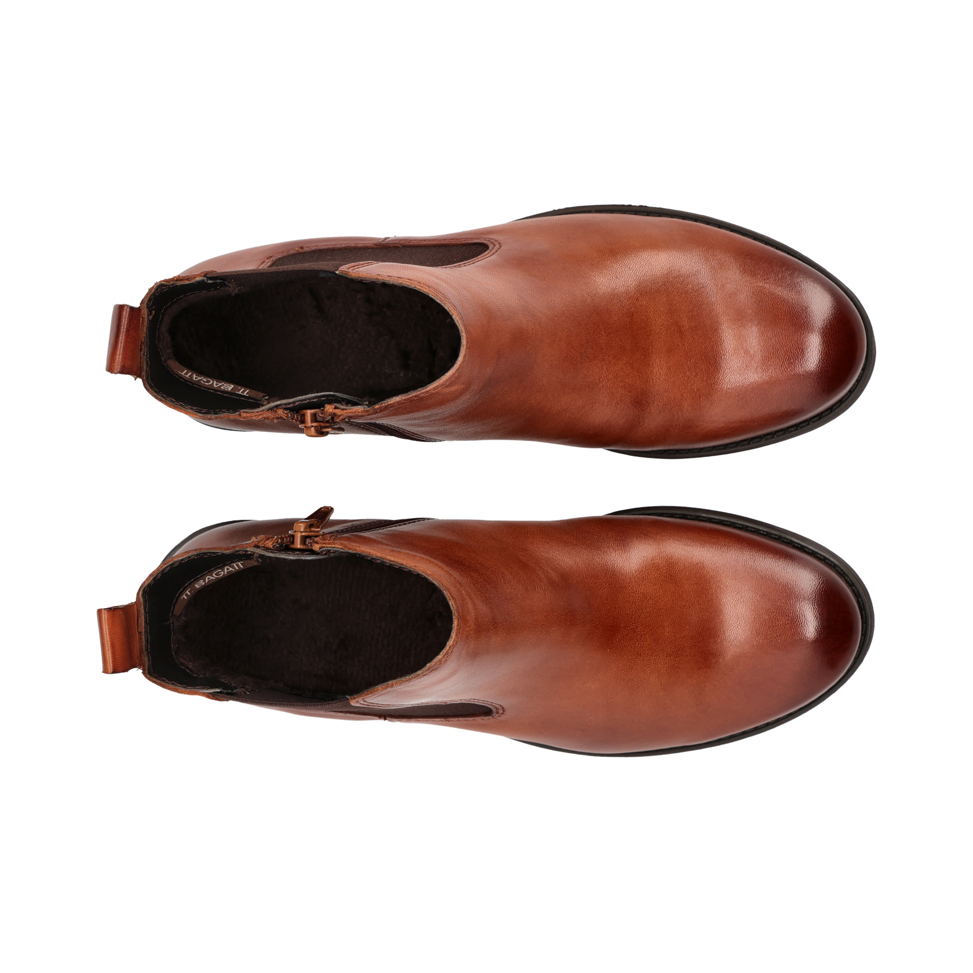 Leder Chelsea cognac