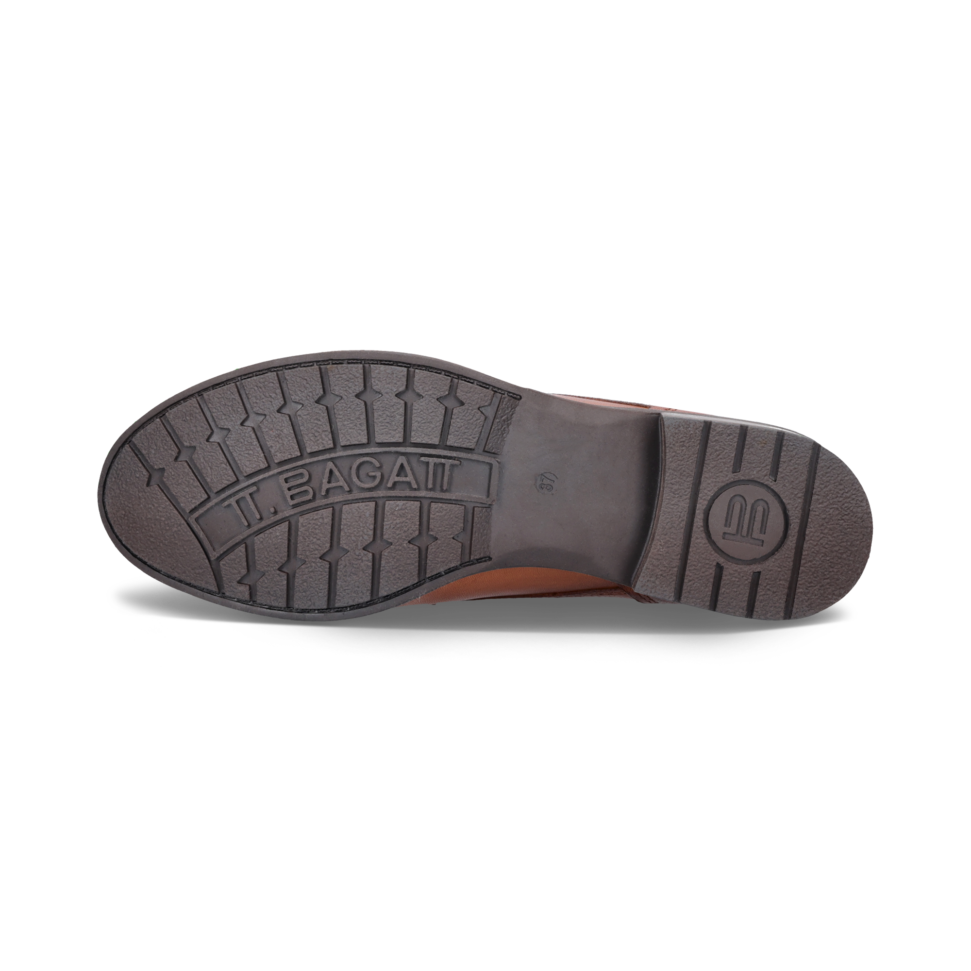 Leder Schnürstiefel cognac