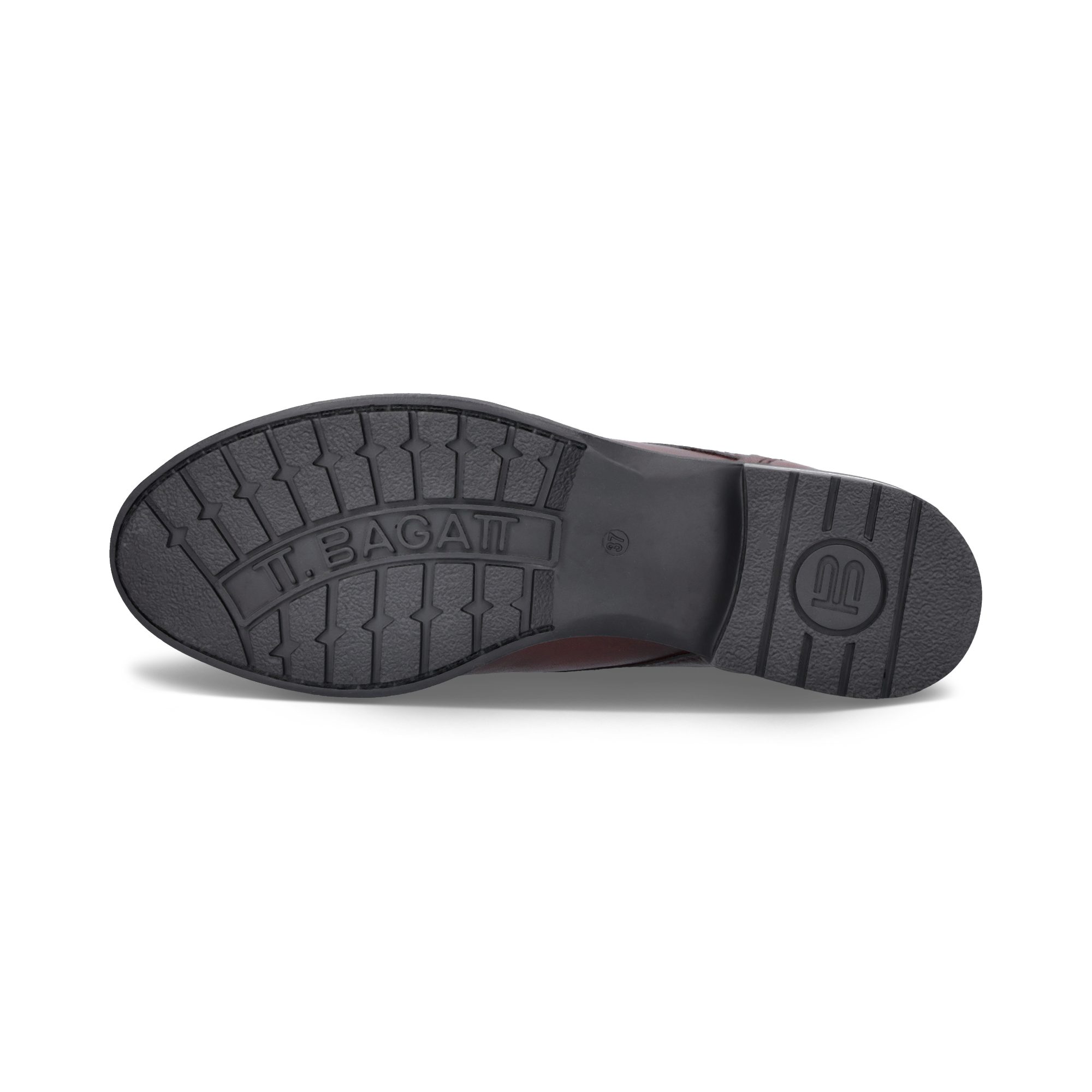 Leder Schnürstiefel bordo