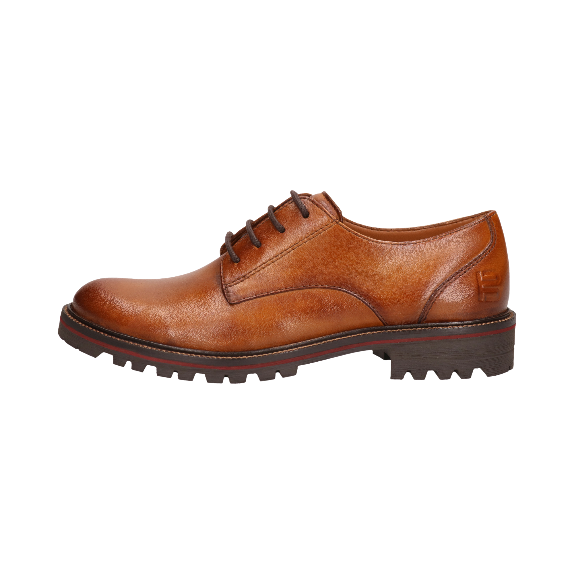 Leather Lace-ups cognac