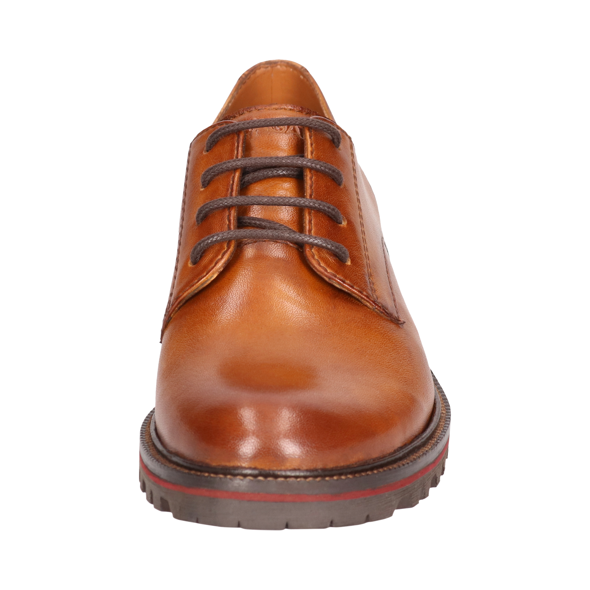 Leather Lace-ups cognac