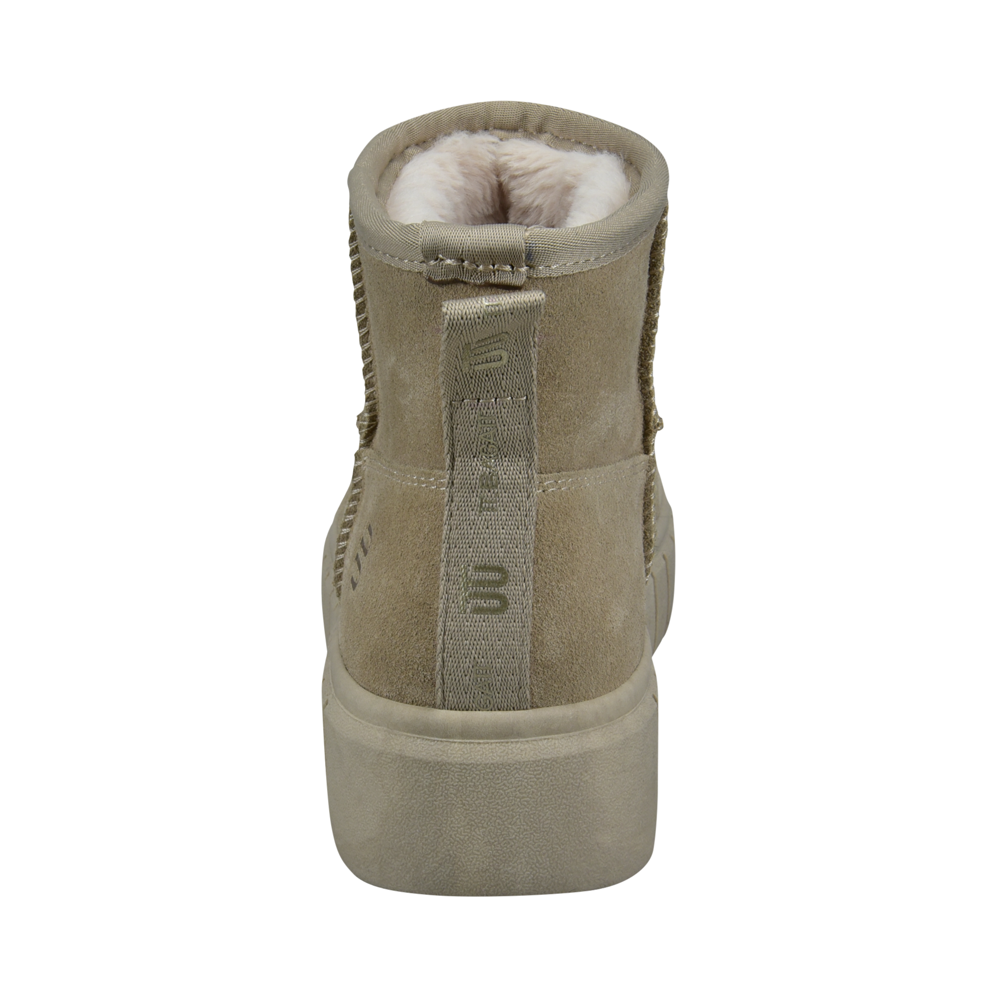 Leather Ankle Boots beige