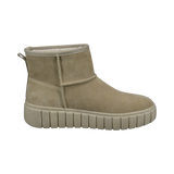 Leather Ankle Boots beige