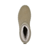 Leather Ankle Boots beige