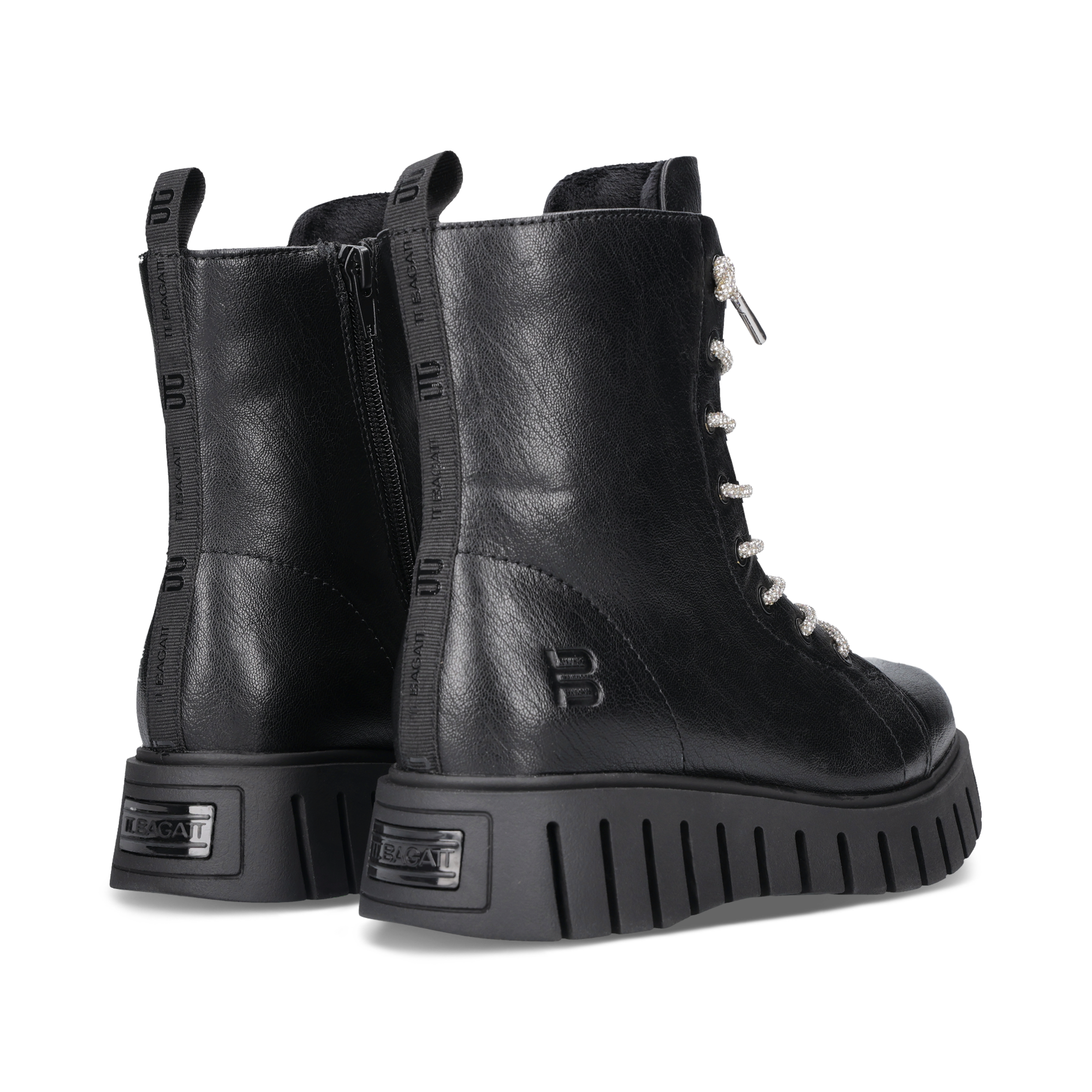Schnürstiefel schwarz