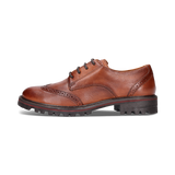 Leather Lace Shoe cognac