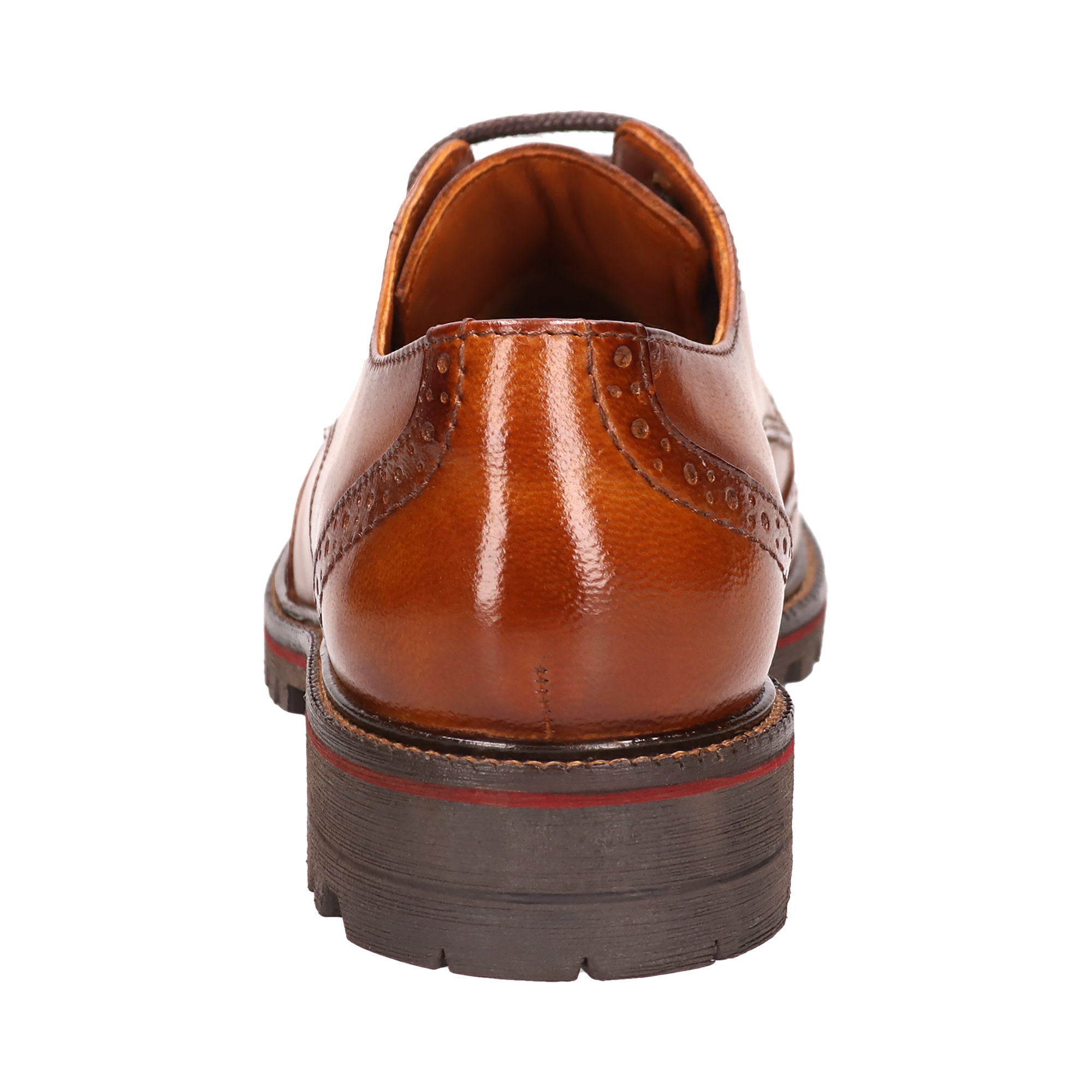 Leather Lace-ups cognac