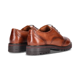 Leather Lace Shoe cognac