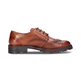 Leather Lace Shoe cognac