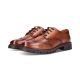 Leather Lace Shoe cognac