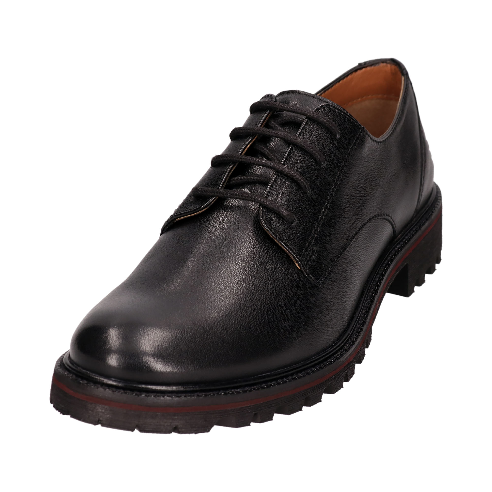 Leather Lace-ups black