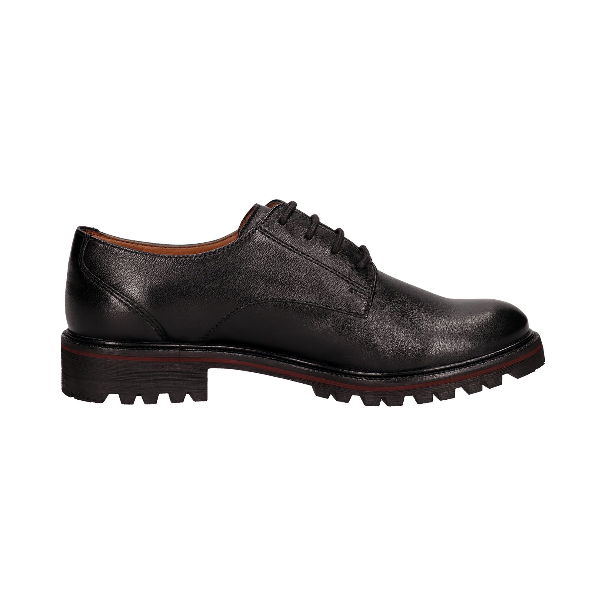 Leather Lace-ups black