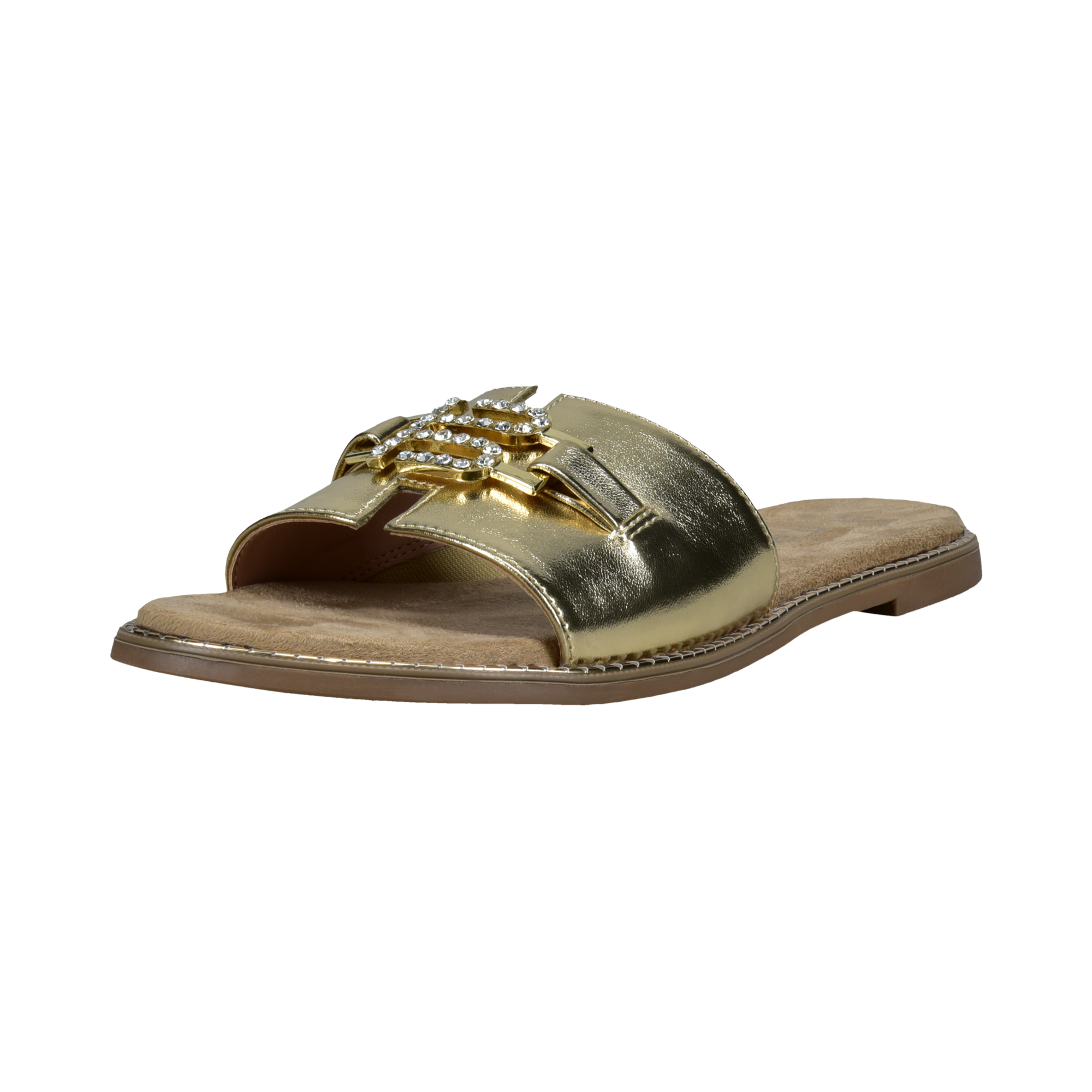 Pantoletten gold