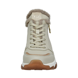 Schnürstiefel beige