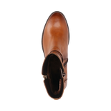 Leder Stiefeletten cognac