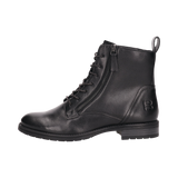 Leder Schnürstiefel schwarz