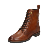 Leather Lace-up Boots cognac