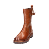 Leder Stiefel cognac