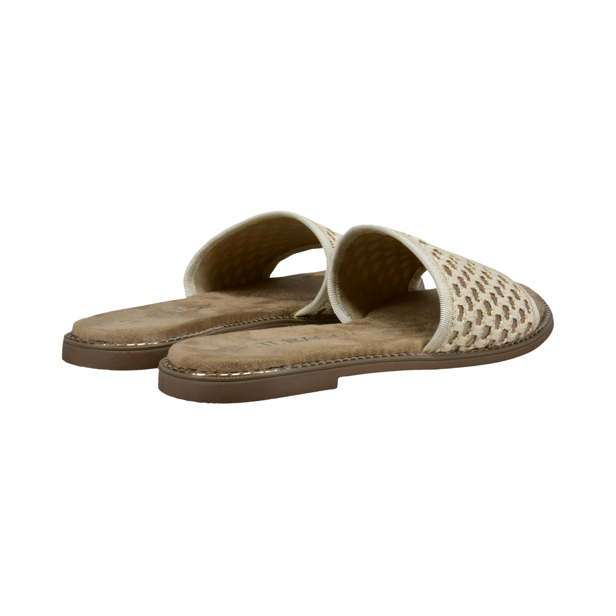 Pantoletten beige