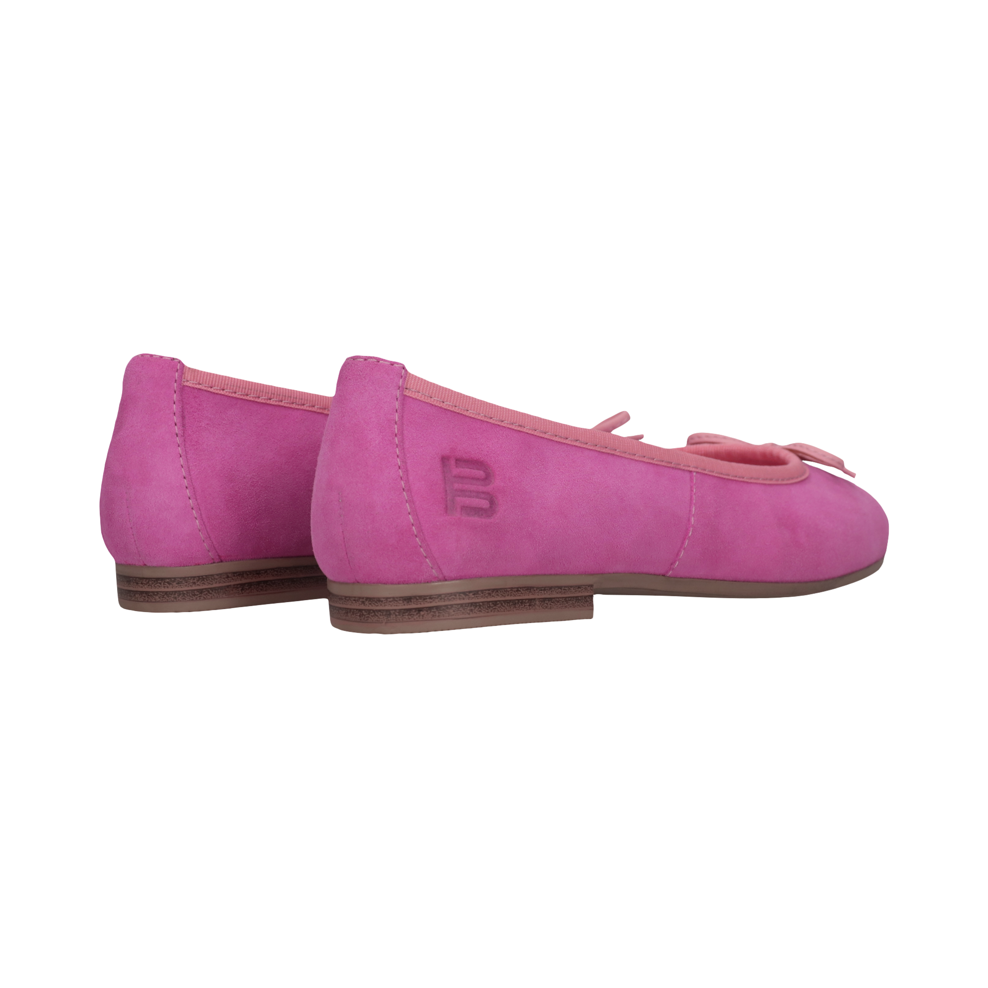 Leather Ballerina pink