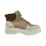 Schnürstiefel beige