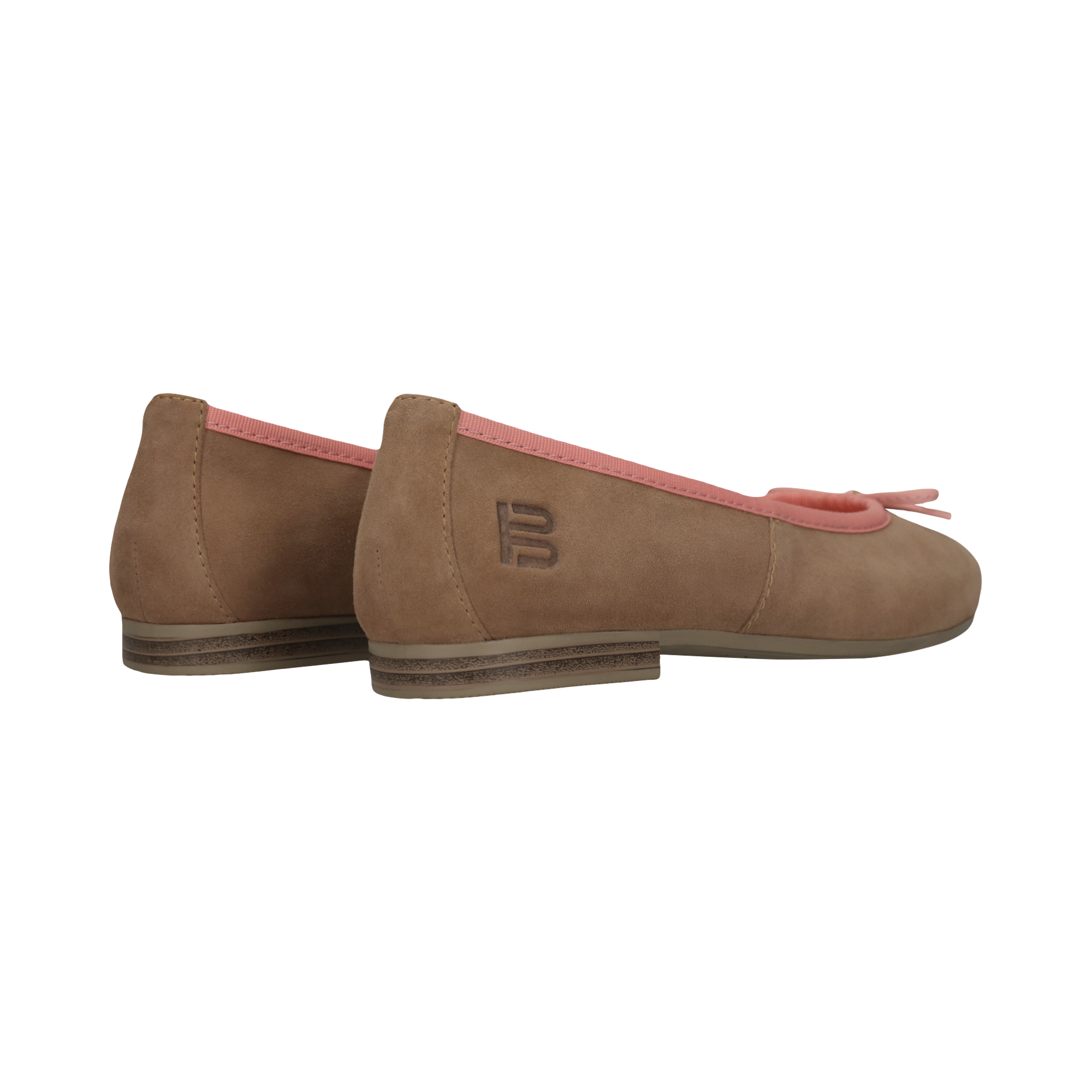 Leather Ballerina light brown