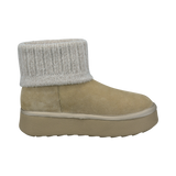 Leather Ankle Boots beige