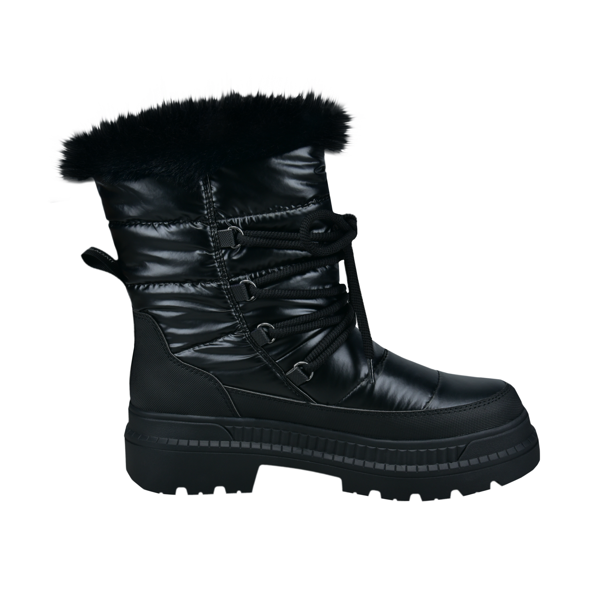 Lace-up Boots black