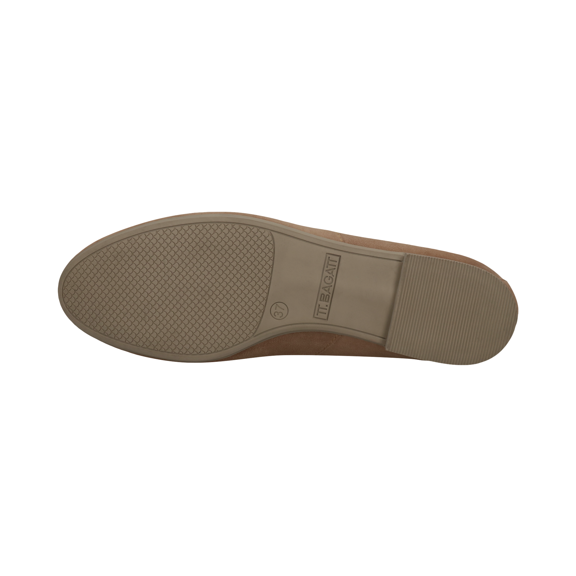 Leather Ballerina light brown