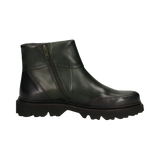 Leather Ankle Boots black