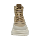 Schnürstiefel beige