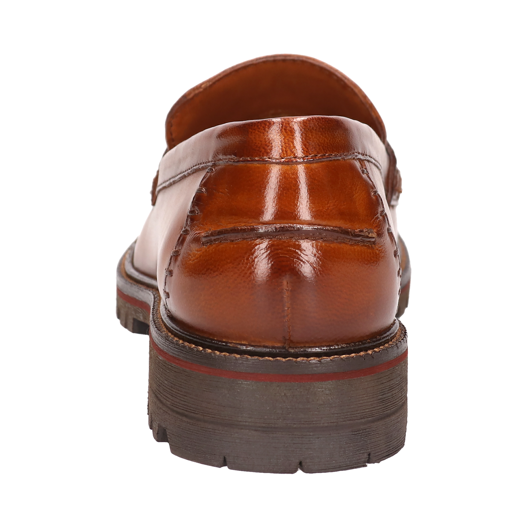 Leder Loafers cognac