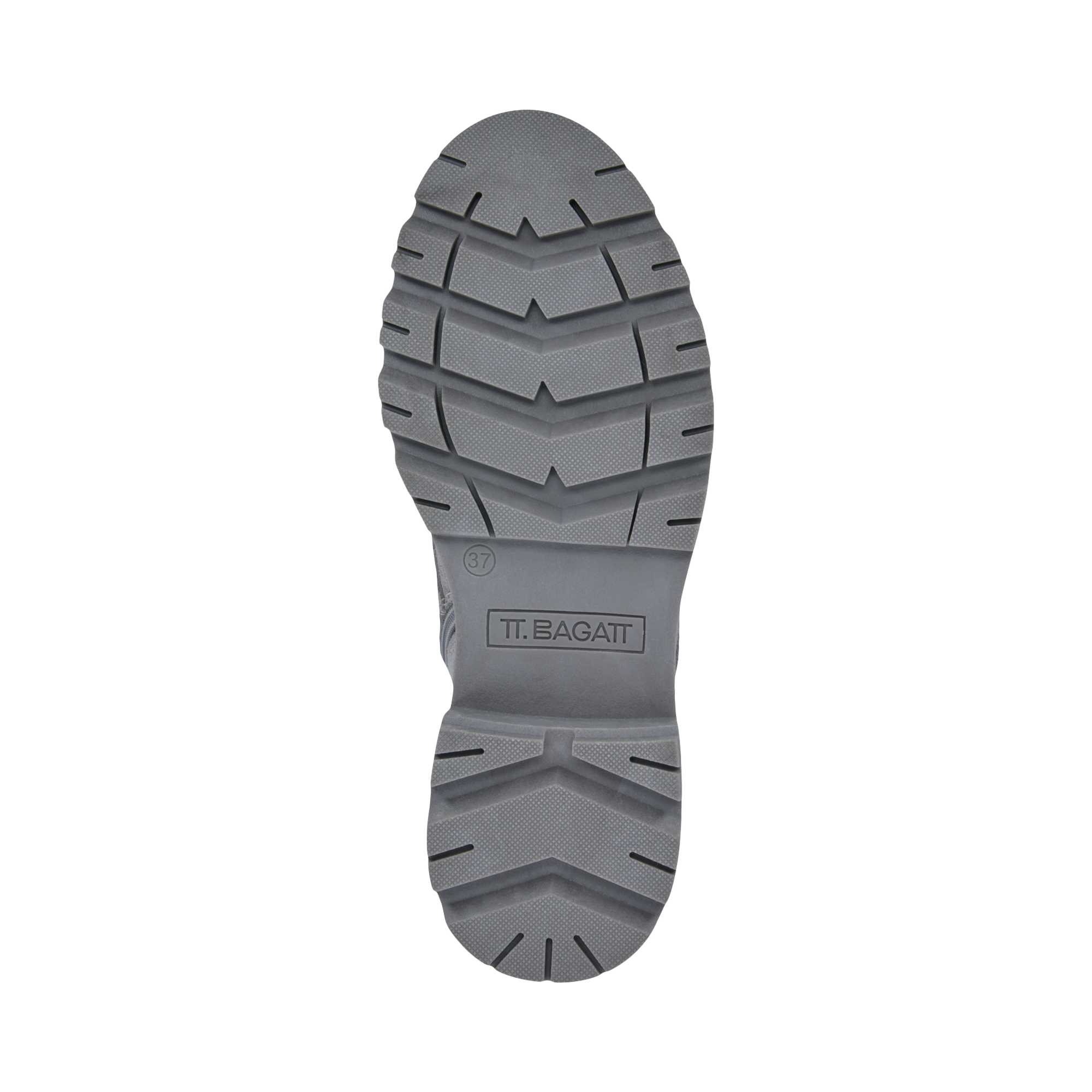 Leather Lace-up Boots grey