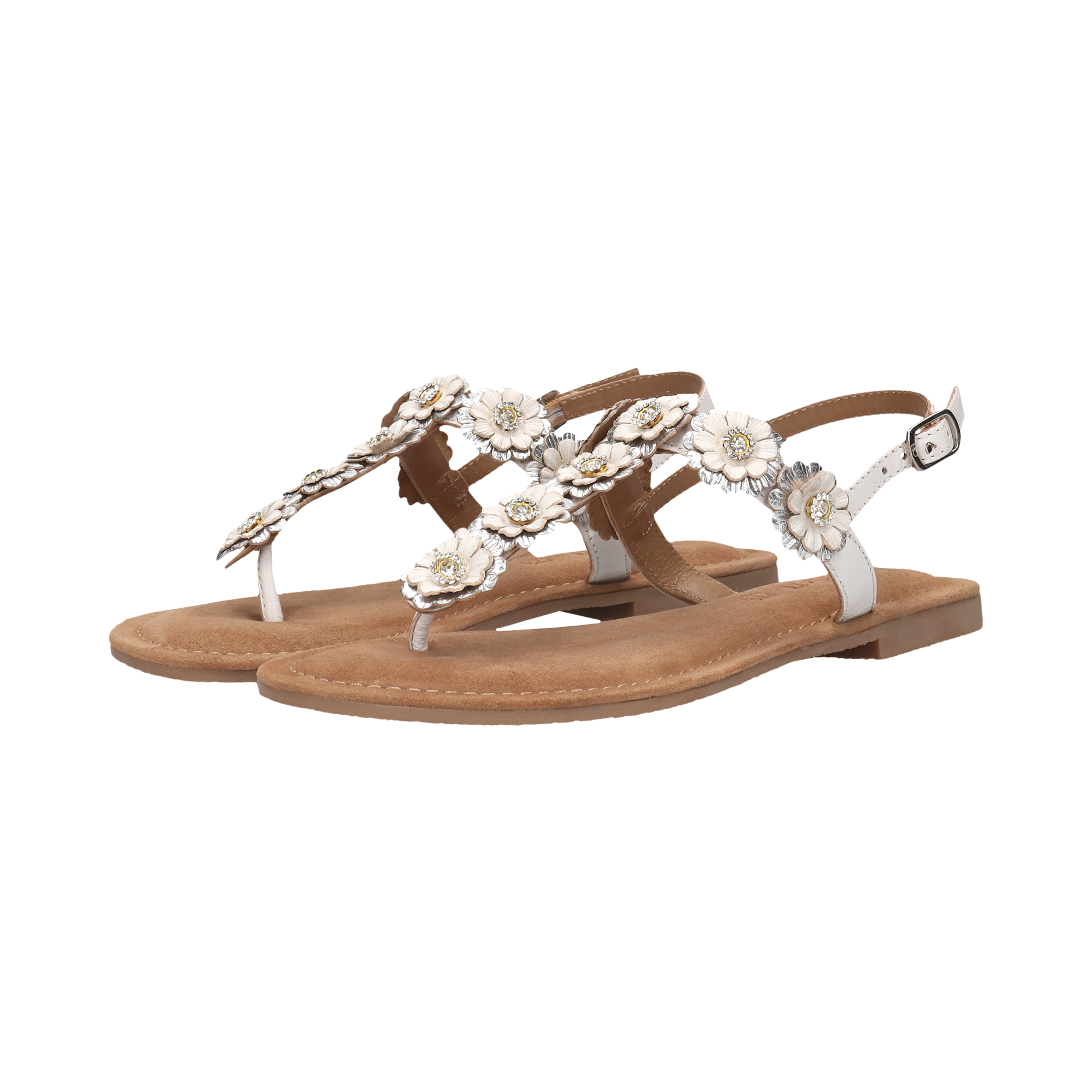 Leather Sandal white