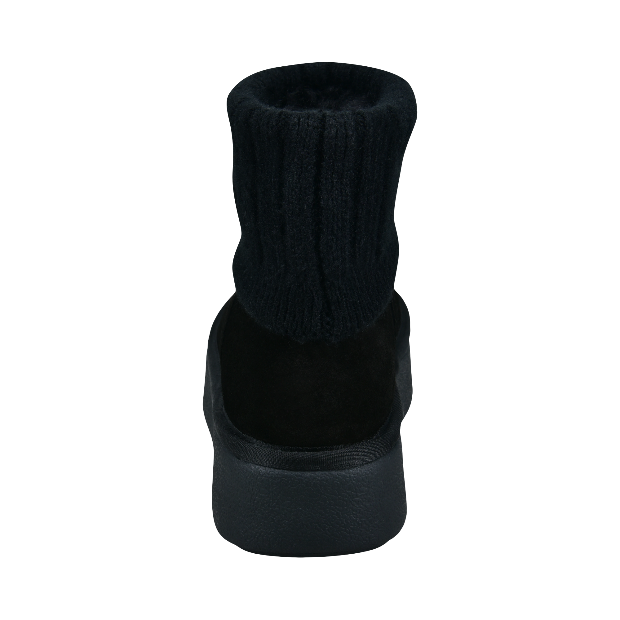 Leather Ankle Boots black