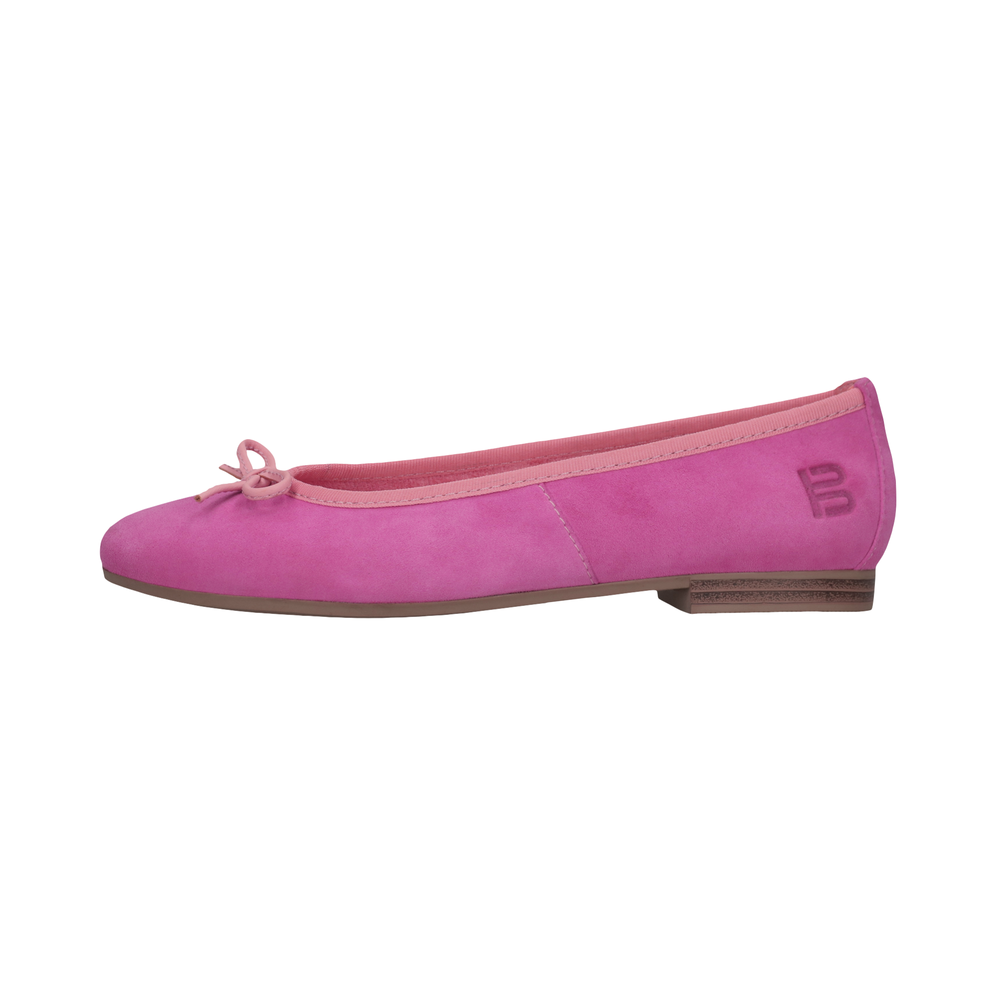 Leather Ballerina pink