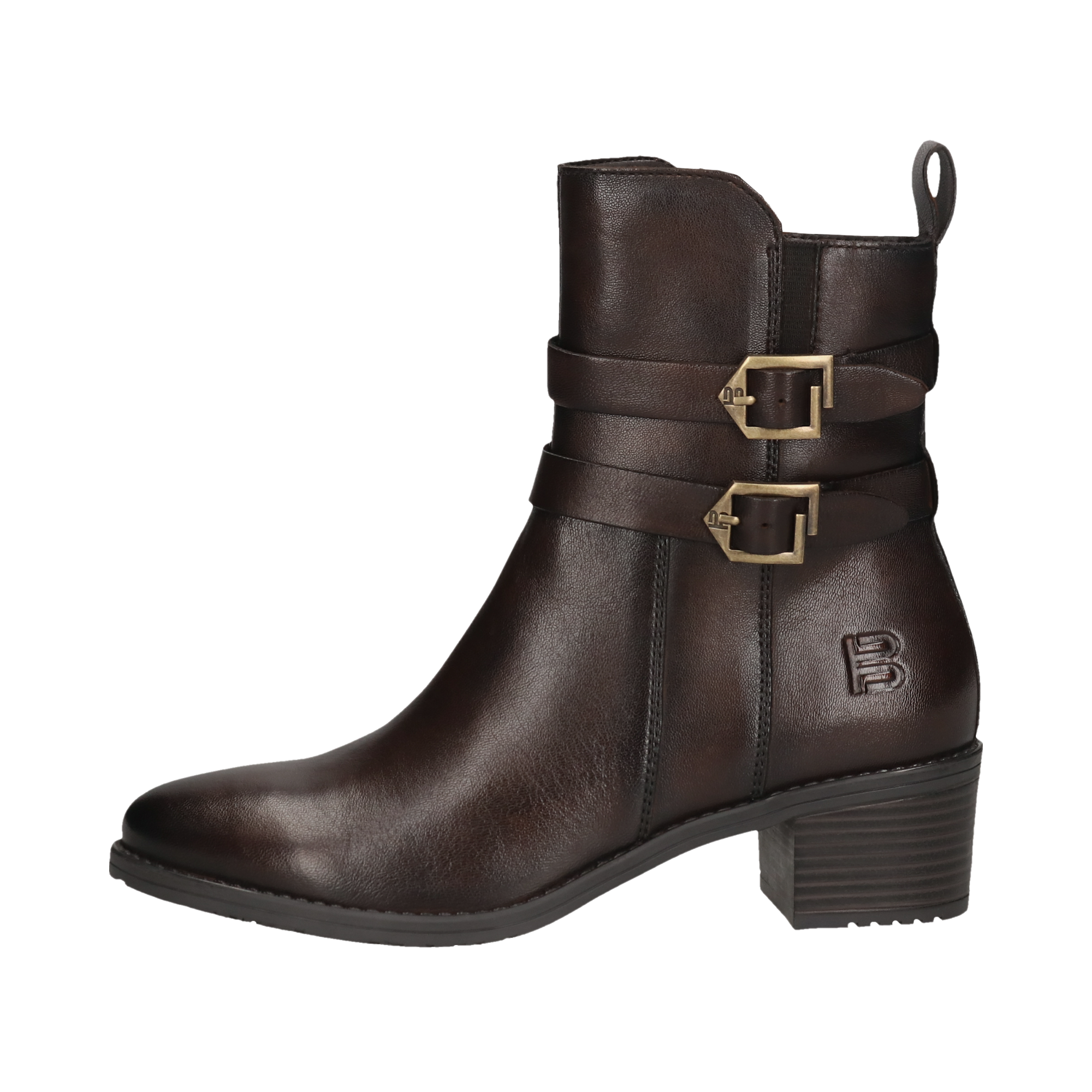 Leather Ankle Boots dark brown