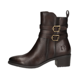 Leather Ankle Boots dark brown