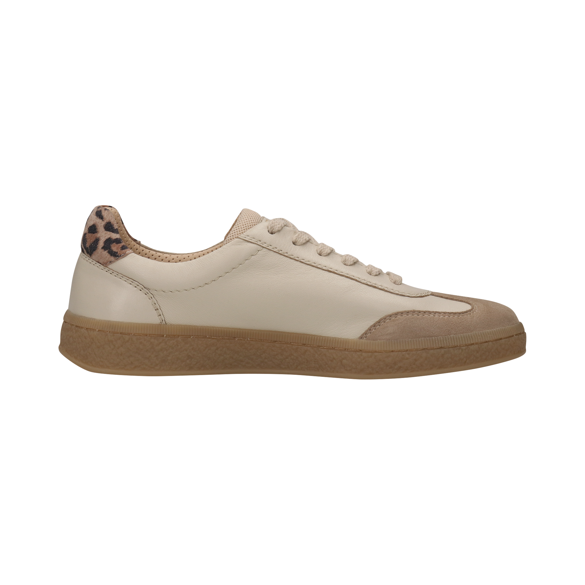 Leder Sneaker beige