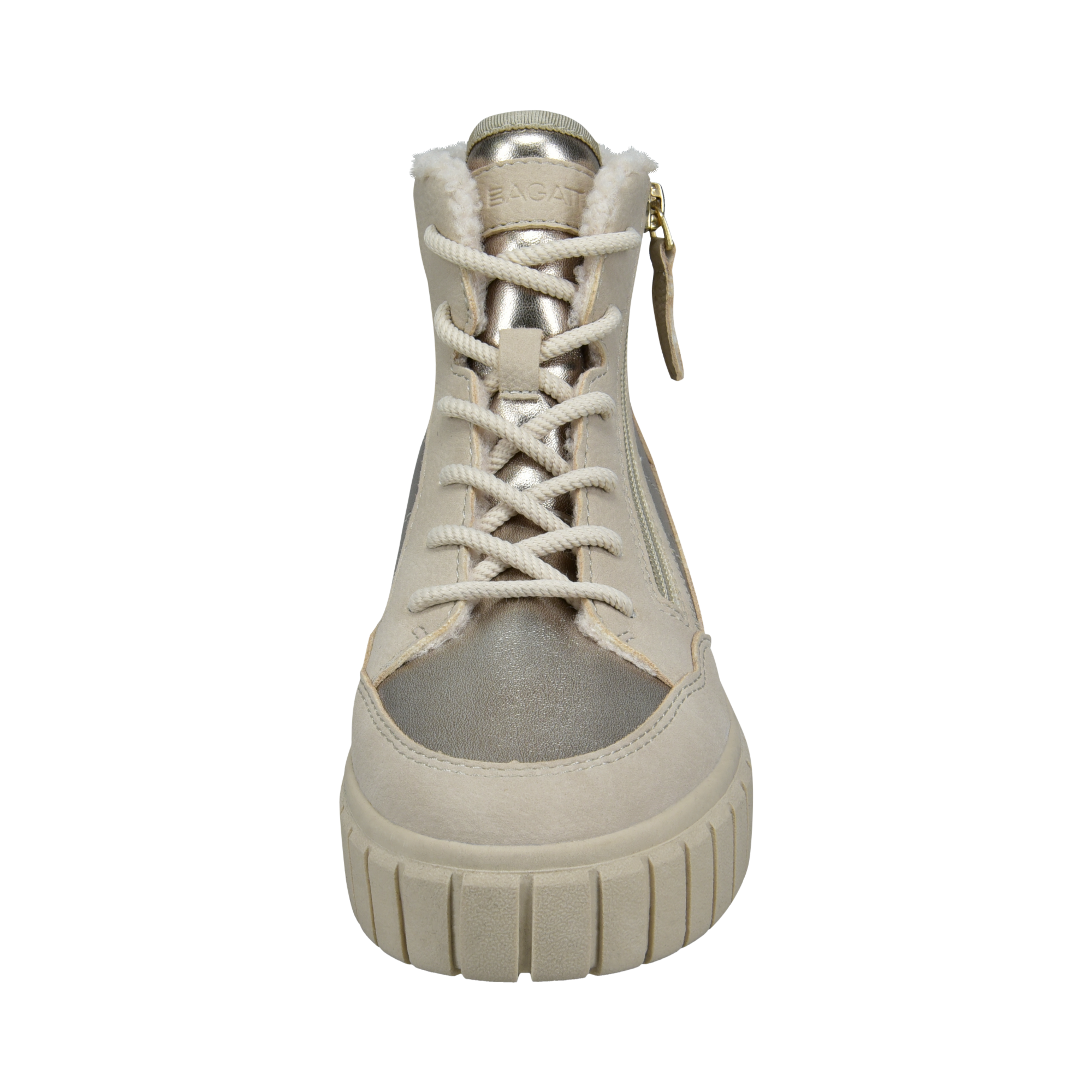Lace-up Boots beige