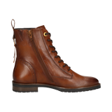 Leather Lace-up Boots cognac