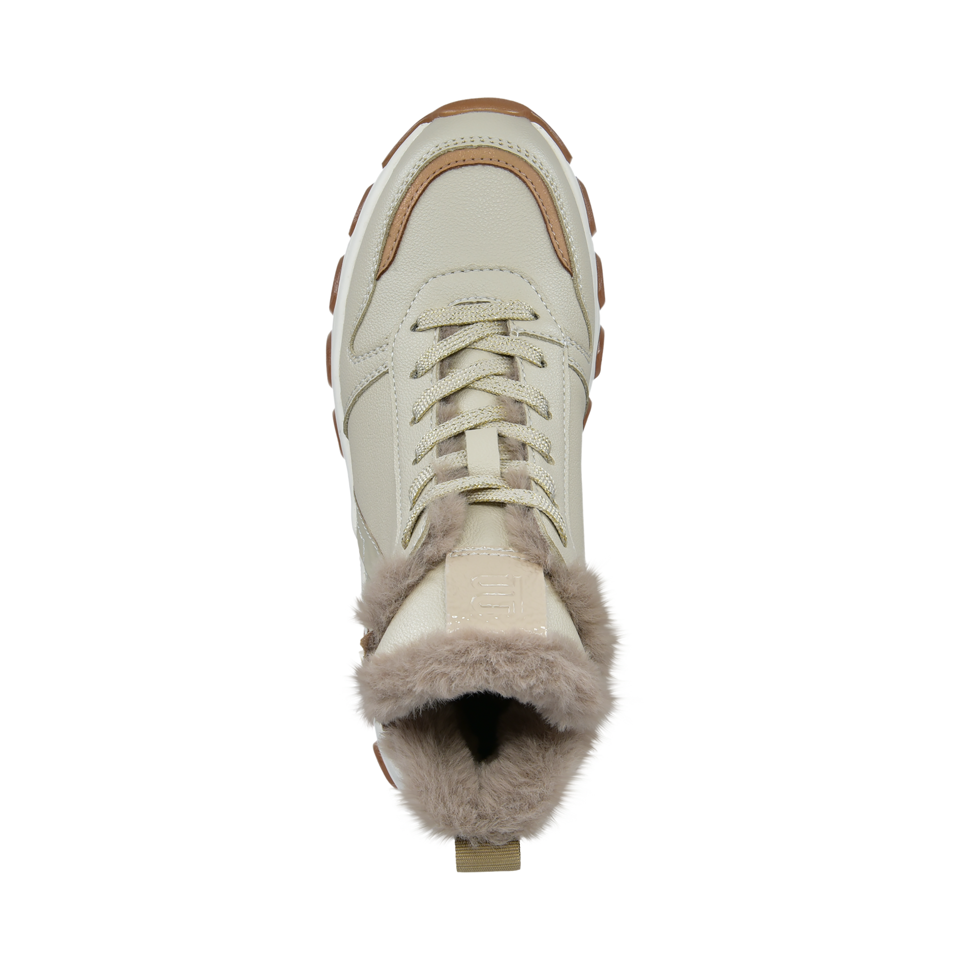 Schnürstiefel beige