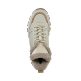 Schnürstiefel beige