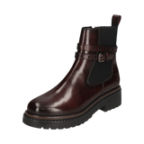 Leather Ankle Boots bordo