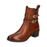 Leather Ankle Boots cognac