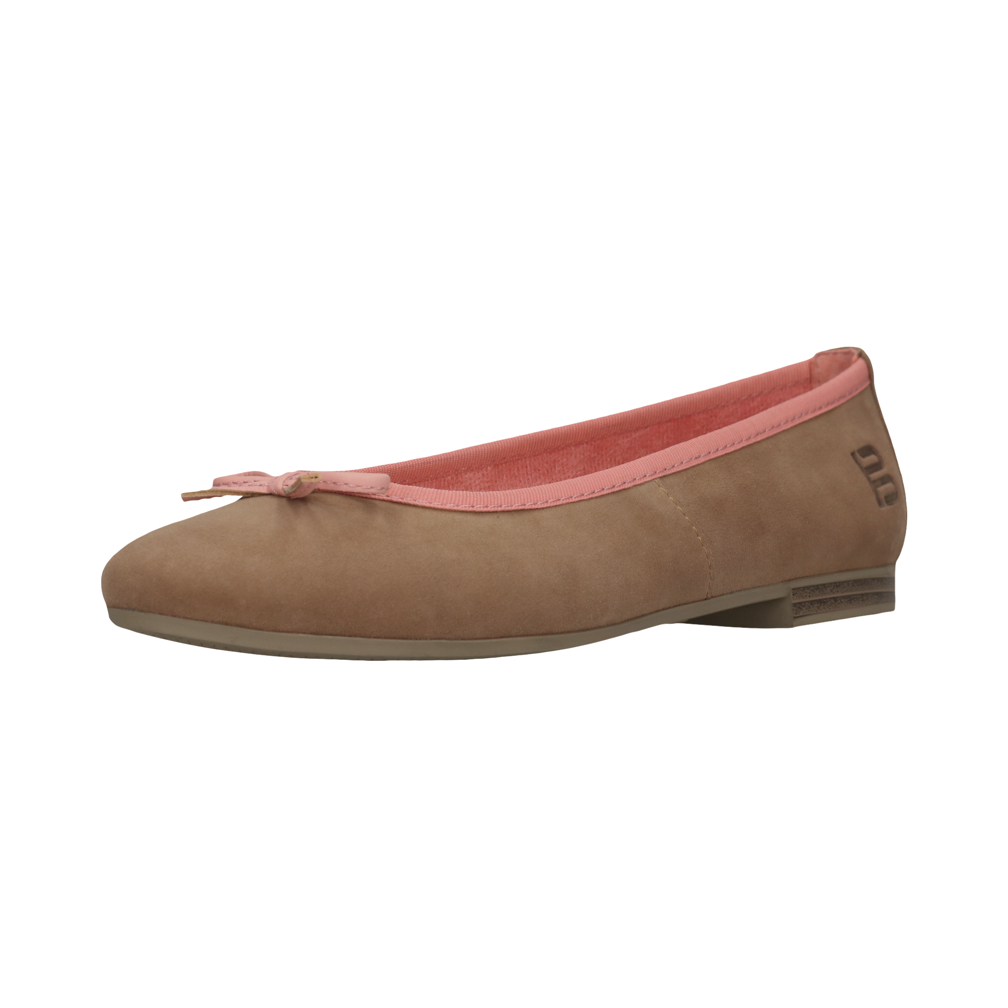 Leather Ballerina light brown