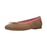 Leder Ballerina hellbraun