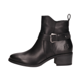 Leder Stiefeletten schwarz