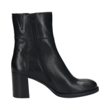 Leder Stiefeletten schwarz